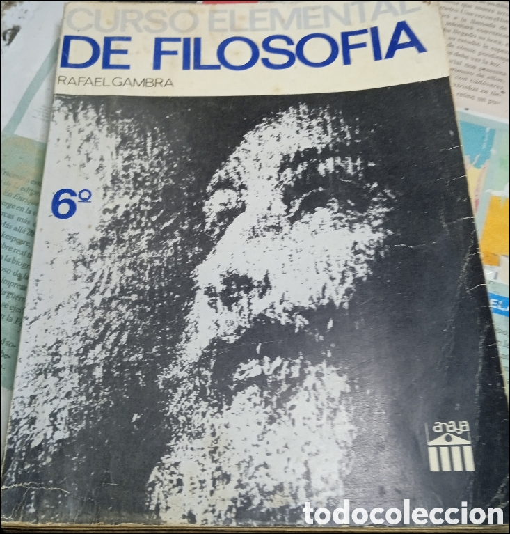 Libros de segunda mano: CURSO ELEMENTAL DE FILOSOFIA 6&ordm; ANAYA -RAFAEL GAMBRA