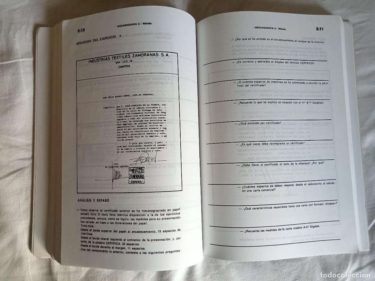 Libros de segunda mano: Libro Mecanograf&iacute;a M&eacute;todo Tecniban 1982 - Foto 13