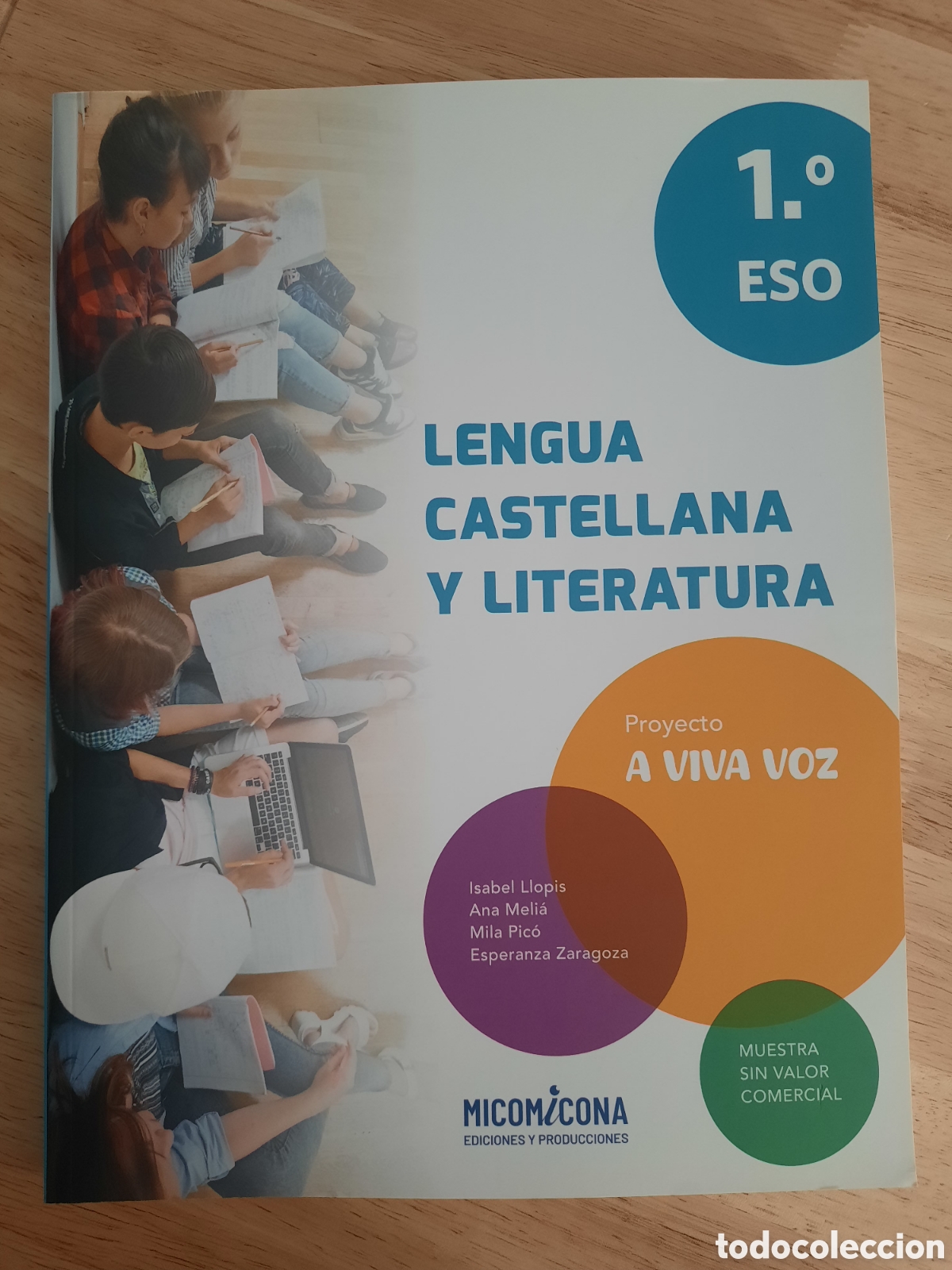 Libros de segunda mano: LENGUA CASTELLANA Y LITERATURA 1 ESO MICOMICONA ISBN 979-13-990301-7-4