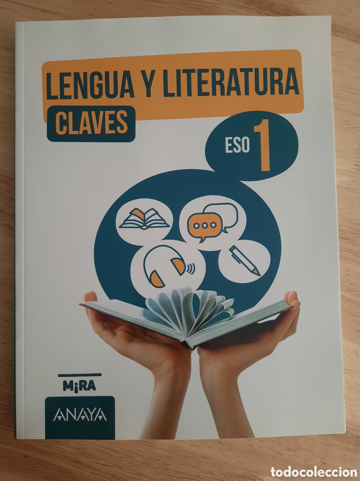 Libros de segunda mano: LENGUA Y LITERATURA CLAVES 1 ESO ANAYA ISBN 9788414354995