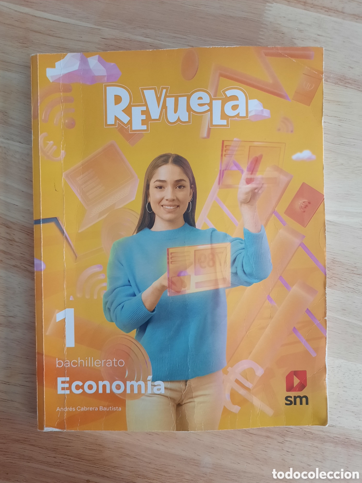 Libros de segunda mano: ECONOM&Iacute;A 1 BACHILLERATO REVUELA SM ISBN 9788411202176