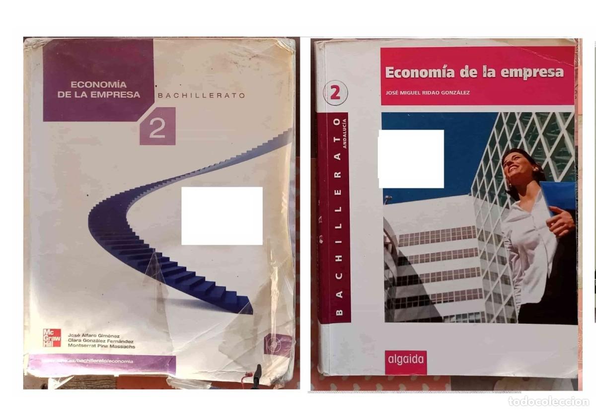 Libros de segunda mano: ECONOM&Iacute;A - 2 LIBROS ESCOLARES