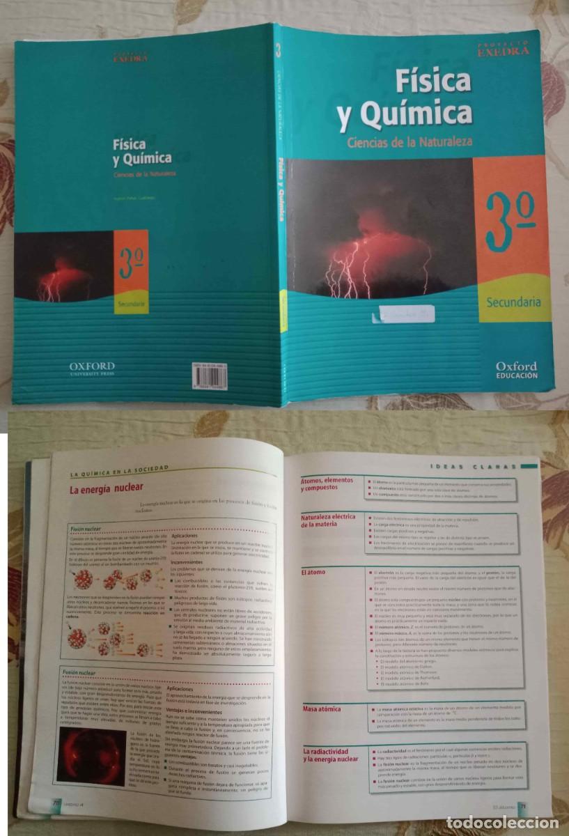Libros de segunda mano: F&Iacute;SICA Y QU&Iacute;MICA 3&ordm; SECUNDARIA Libro escolar grande publicado por Oxford en 2005