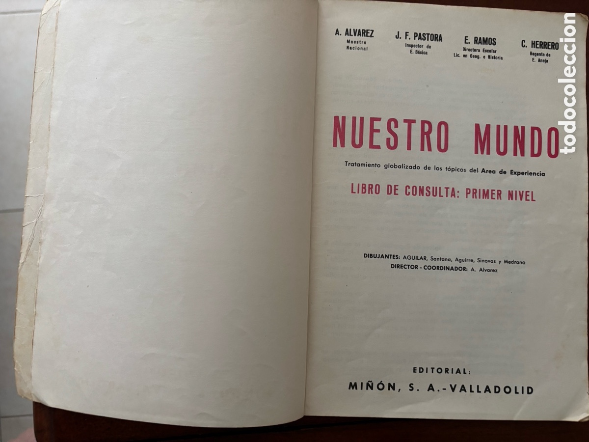 Libros de segunda mano: Libro de texto, nuestro mundo &Aacute;lvarez primero EGB 1971 - Foto 3