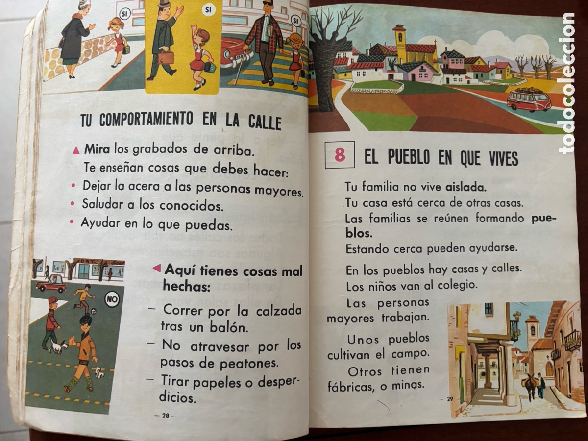Libros de segunda mano: Libro de texto, nuestro mundo &Aacute;lvarez primero EGB 1971 - Foto 4