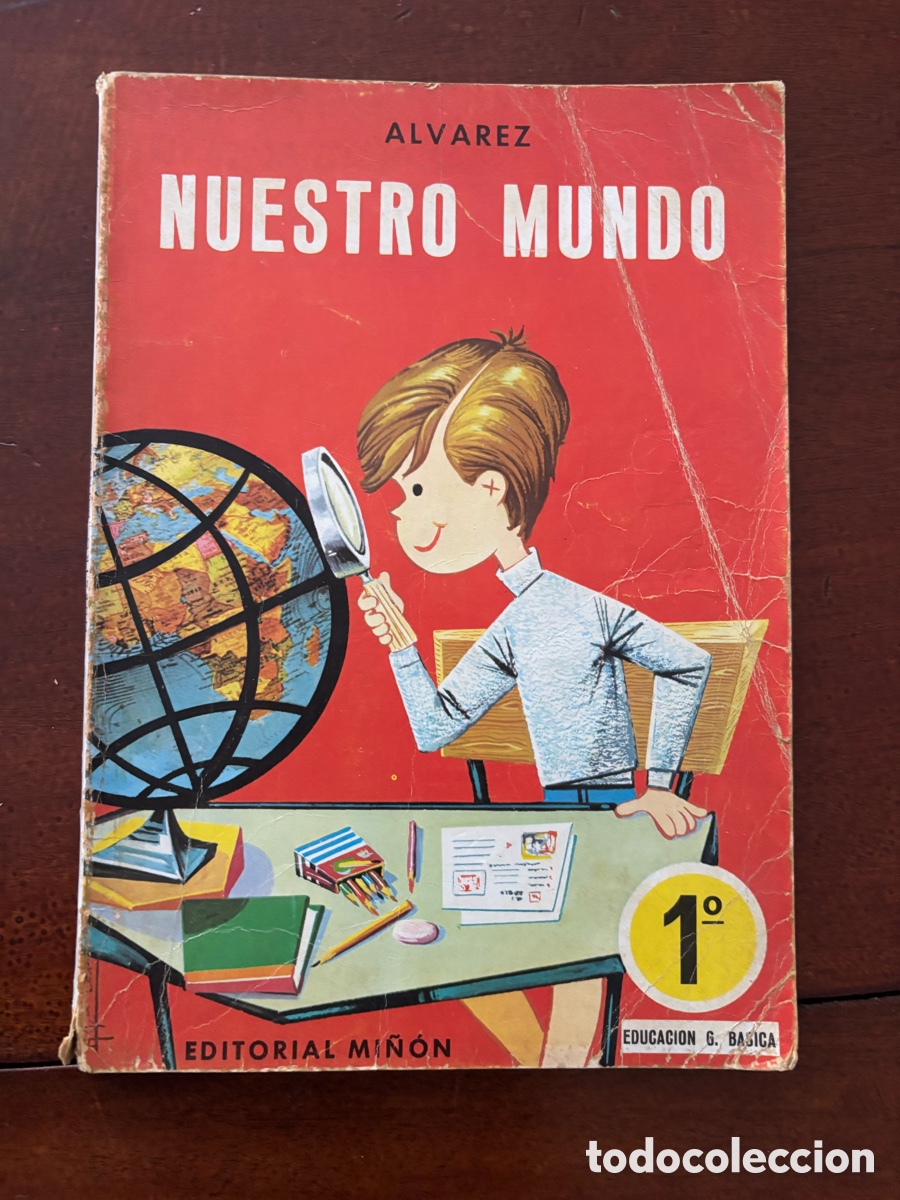 Second hand books: Libro de texto, nuestro mundo &Aacute;lvarez primero EGB 1971