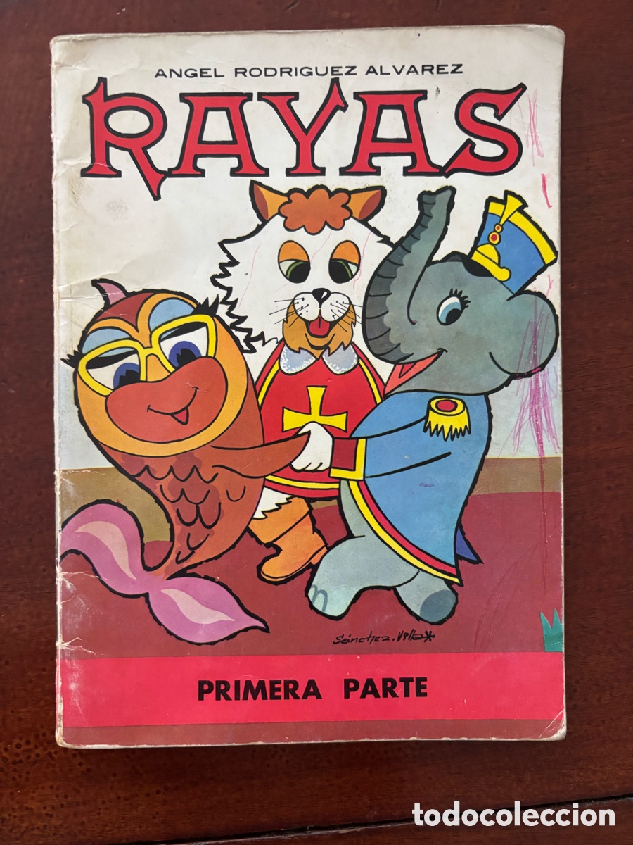 Second hand books: Cartilla rayas, primera parte &Aacute;ngel Rodr&iacute;guez. 1969.