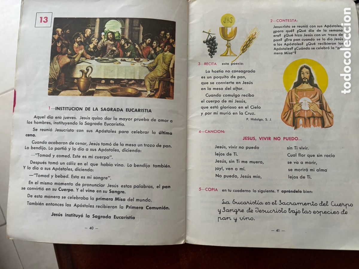 Libros de segunda mano: Libro de texto, religi&oacute;n, segundo curso, &Aacute;lvarez editorial Mi&ntilde;&oacute;n, 1966 - Foto 5