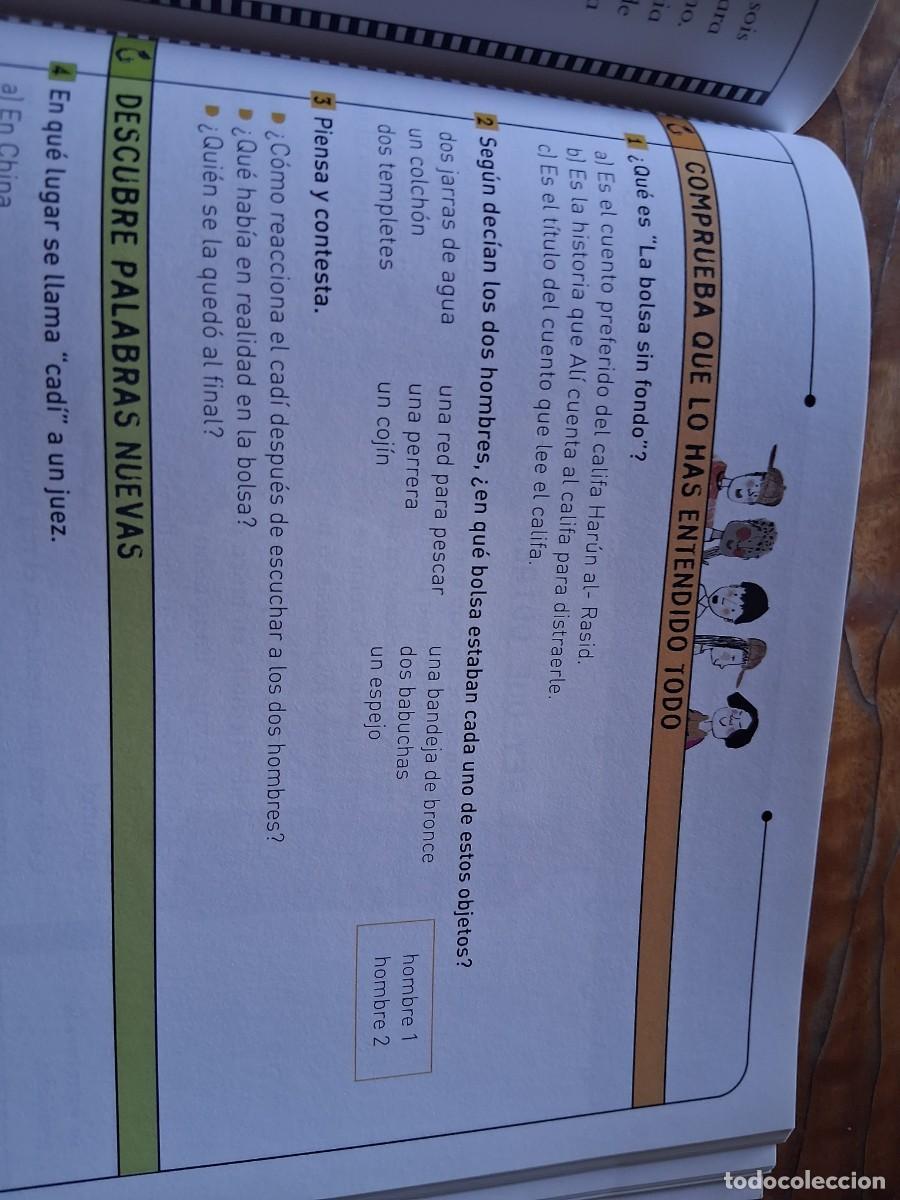 Libros de segunda mano: Libro Lecturas quinto de primaria la pandilla del gato encerrado - Foto 4