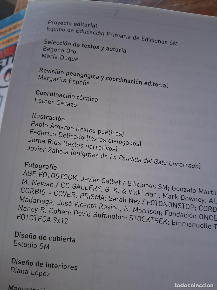 Libros de segunda mano: Libro Lecturas quinto de primaria la pandilla del gato encerrado - Foto 6