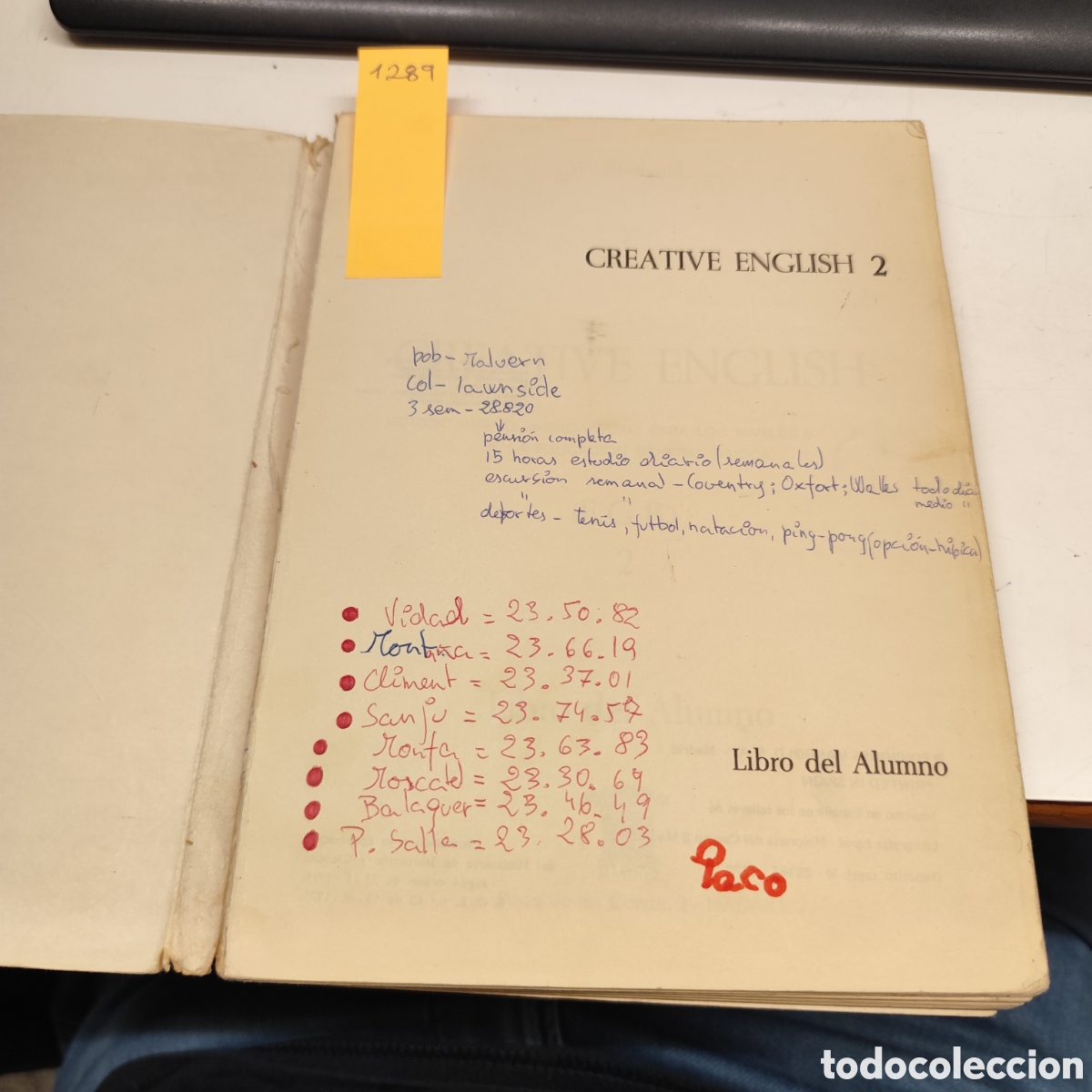 Libros de segunda mano: CREATIVE ENGLISH - 2 - W. MANGOLD - E.G.B. / 1289 - Foto 7