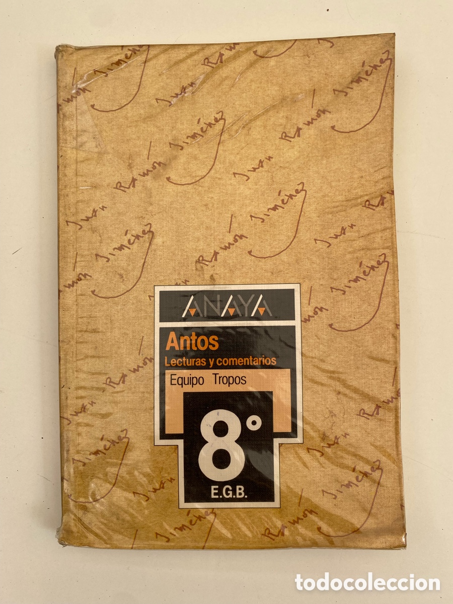 Libros de segunda mano: Libro Antos 8&ordm; EGB Lecturas y Comentarios - Equipo Tropos - Editorial Anaya 1988