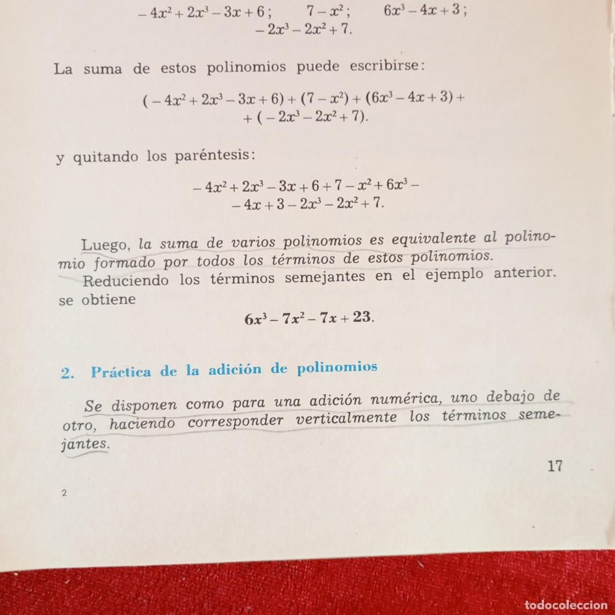 Libros de segunda mano: MATEM&Aacute;TICA MODERNA - 4&ordm; - S. M. - C. MARCOS - J. MARTINEZ / 1395 - Foto 7