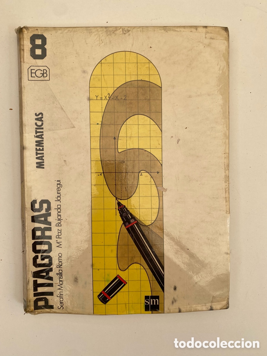 Libros de segunda mano: Libro Pitagoras Matematicas 8 EGB - S. Mansilla Romo y M. P. Bujanda - Ediciones SM