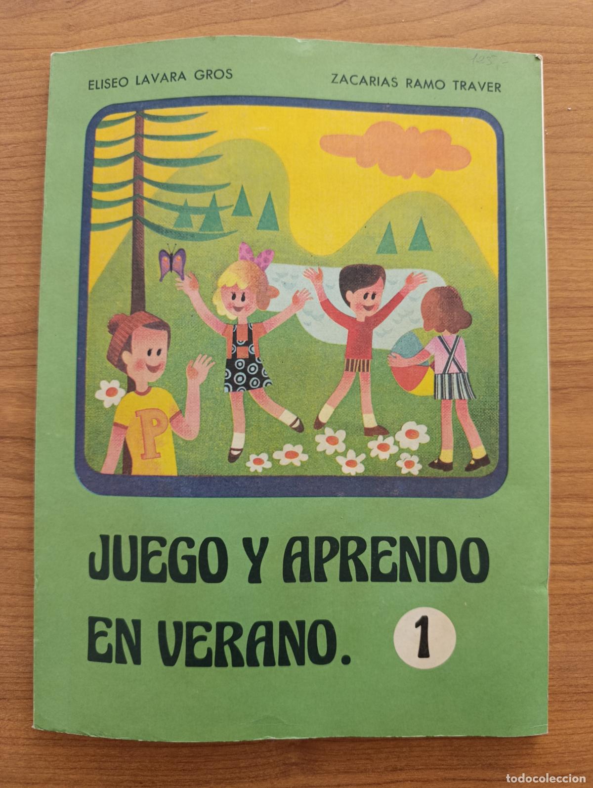 Livros em segunda m&atilde;o: CUADERNO ESCOLAR DE VACACIONES JUEGO Y APRENDO EN VERANO. N&ordm; 1, SANTIAGO RODRIGUEZ,1978. SIN USO