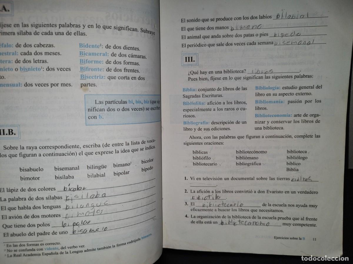 Libros de segunda mano: 201- Ejercicios Ortogr&aacute;ficos - Agust&iacute;n Mateos Mu&ntilde;oz - Editorial Esfinge - Foto 10