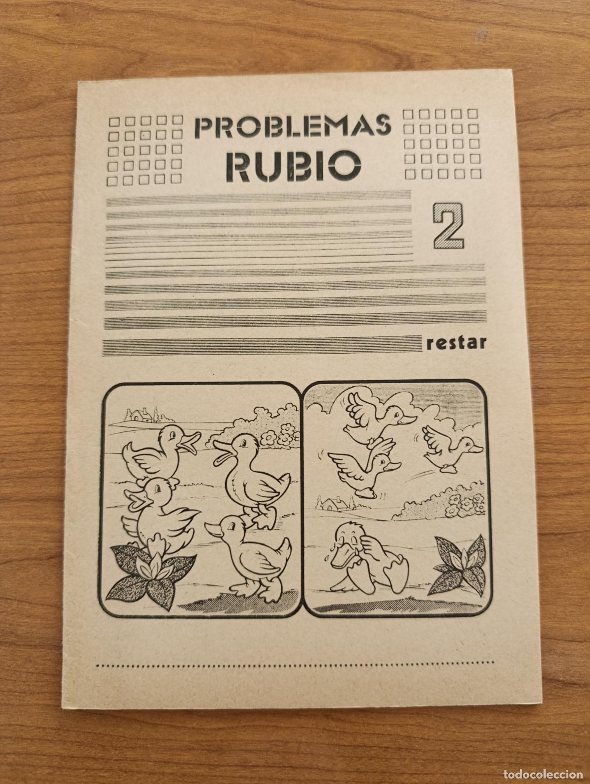 Libri di seconda mano: CARTILLA ESCOLAR PROBLEMAS RUBIO. RESTAR N&ordm; 2. 1977. SIN USO PROCEDE DE TIENDA