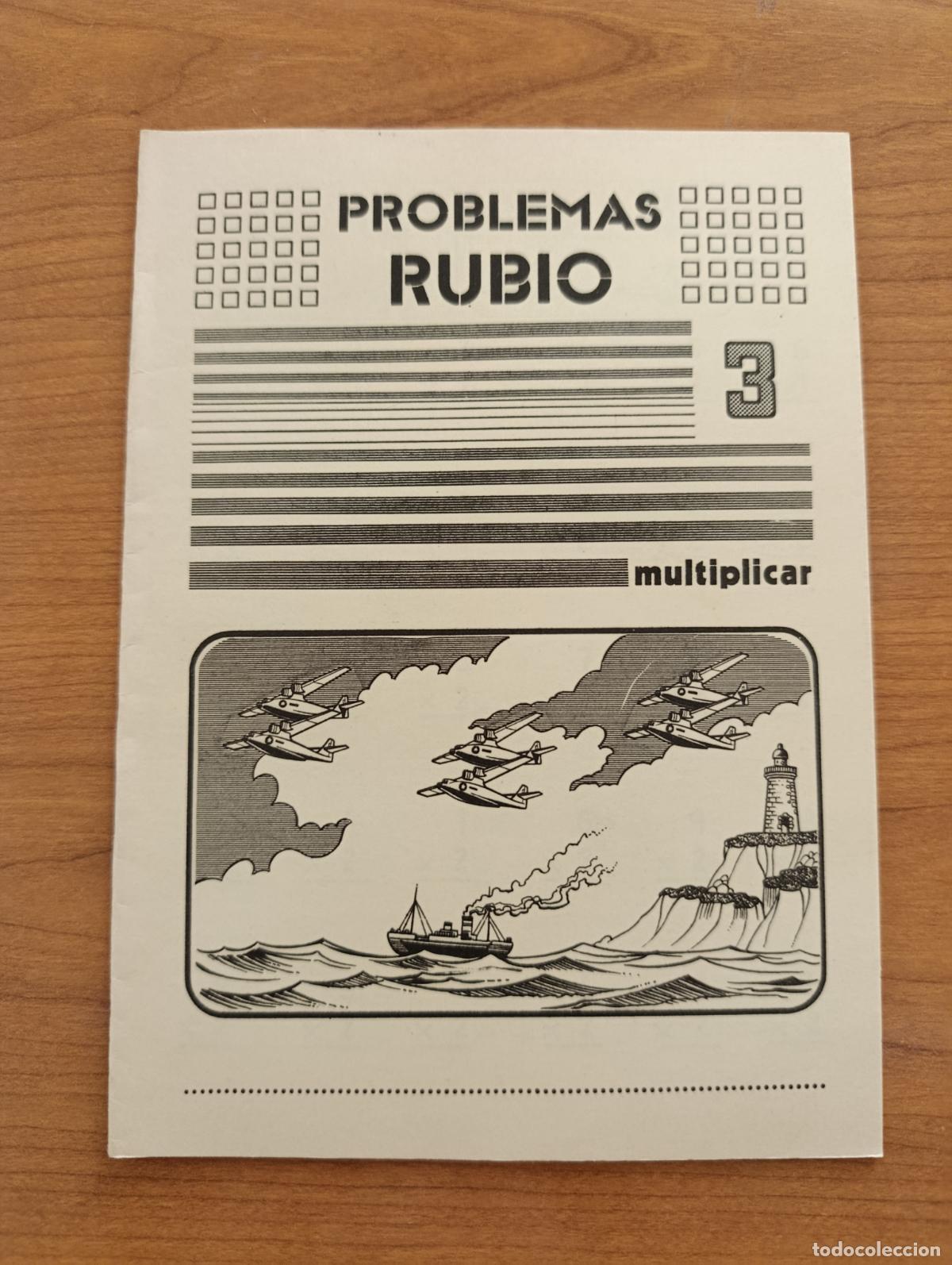 Libri di seconda mano: CARTILLA ESCOLAR PROBLEMAS RUBIO. MULTIPLICAR N&ordm; 3. 1977. SIN USO PROCEDE DE TIENDA