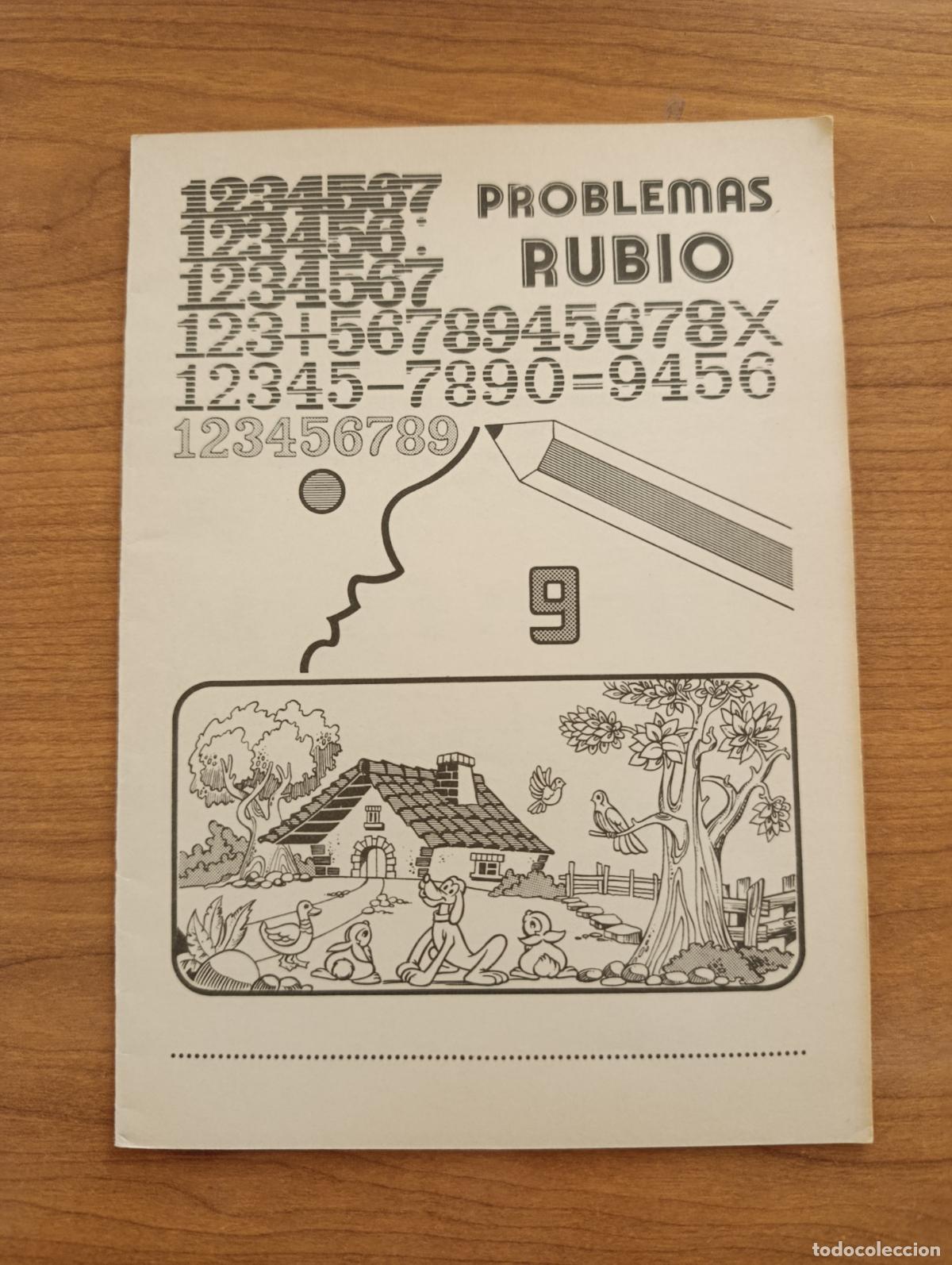 Libros de segunda mano: CARTILLA ESCOLAR PROBLEMAS RUBIO. N&ordm; 8. 1978. SIN USO PROCEDE DE TIENDA