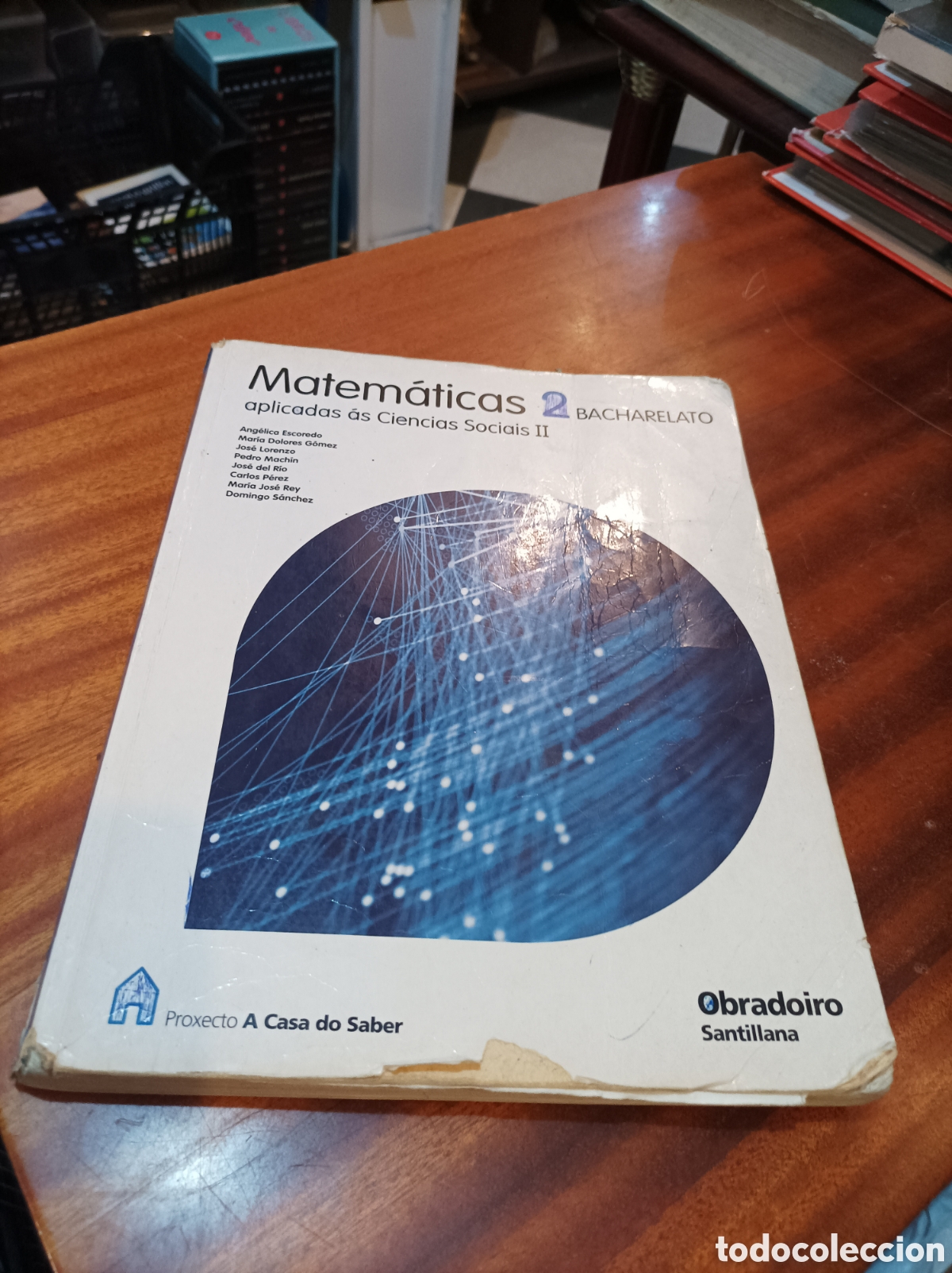 Libros de segunda mano: MATEM&Aacute;TICAS APLICADAS AS CIENCIAS SOCIAIS.2BACHARELATO .EN GALLEGO . OBRADOIRO SANTILLANA