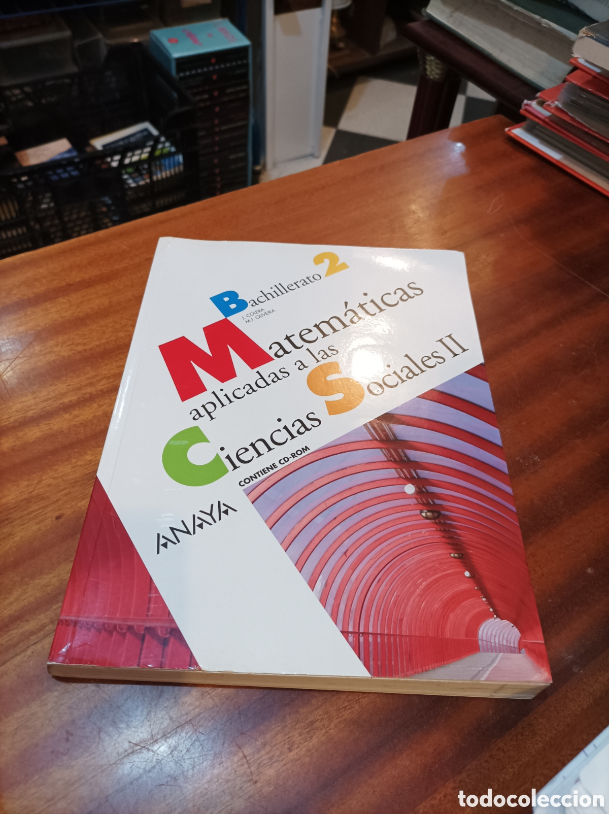 Libros de segunda mano: MATEM&Aacute;TICAS APLICADAS A LAS CIENCIAS SOCIALES II .2BACHILLERATO CON CD -ROM .ANAYA