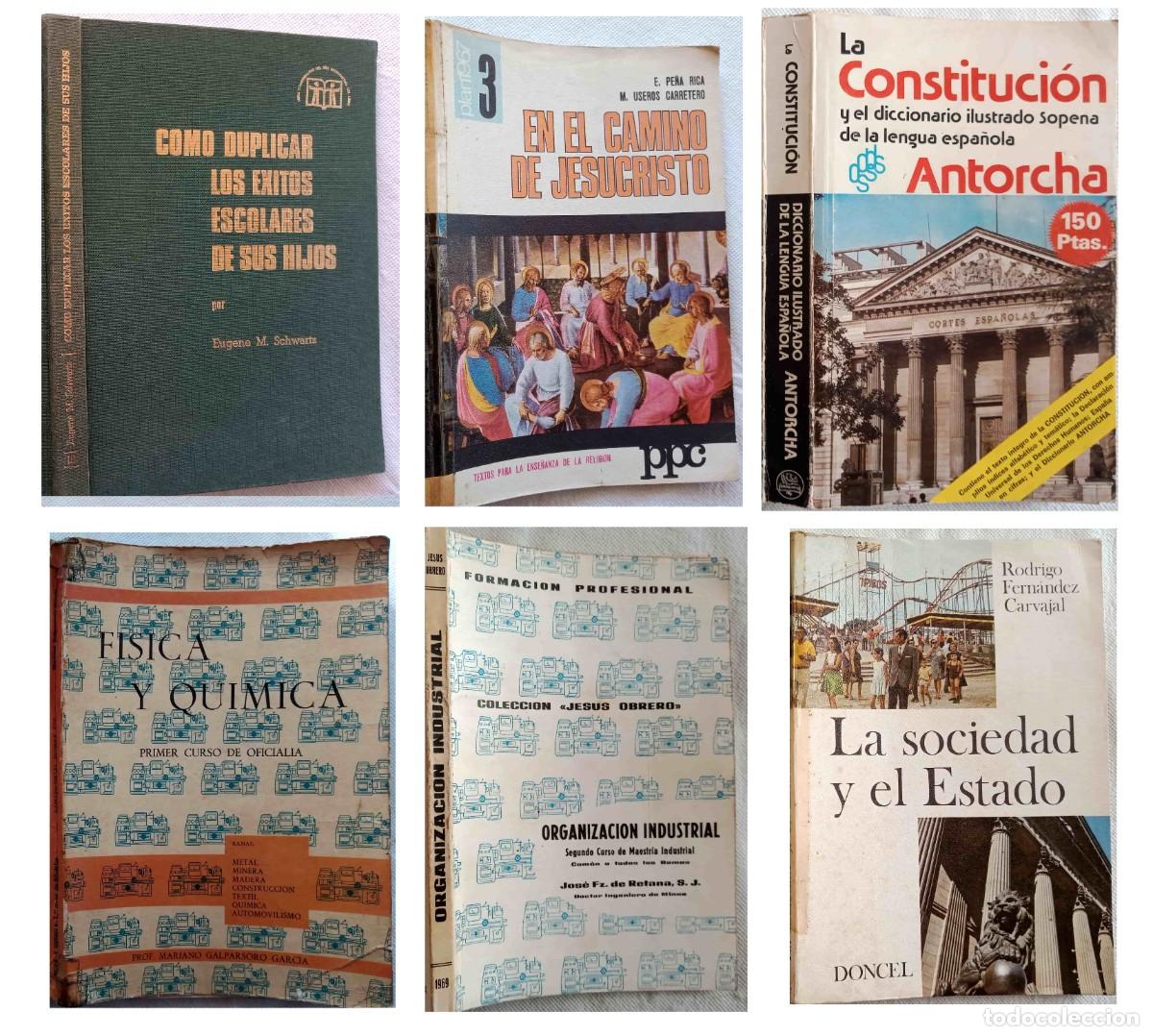 Libros de segunda mano: LIBROS ESCOLARES DIVERSOS. A&ntilde;os 1968, 1969, 1971 y 1978