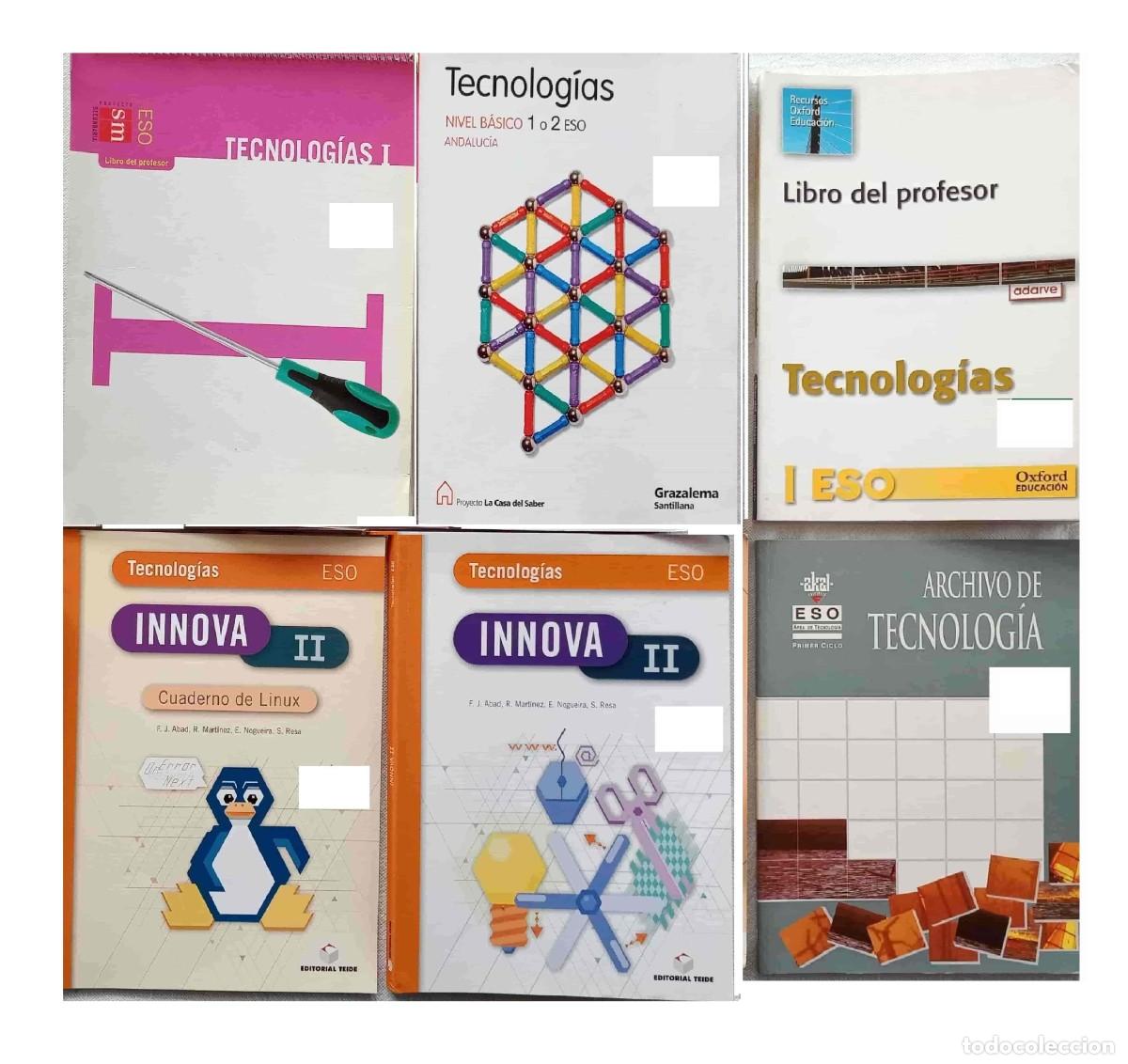 Libros de segunda mano: TECNOLOG&Iacute;A - 10 LIBROS ESCOLARES GRANDES - Foto 2