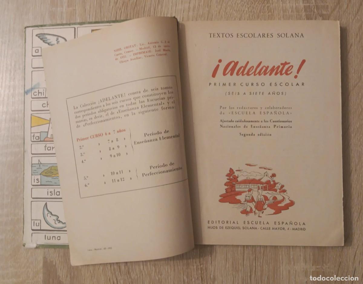 Libros de segunda mano: LIBRO DE TEXTO EGB ADELANTE PRIMER CURSO ESCOLAR - Foto 4