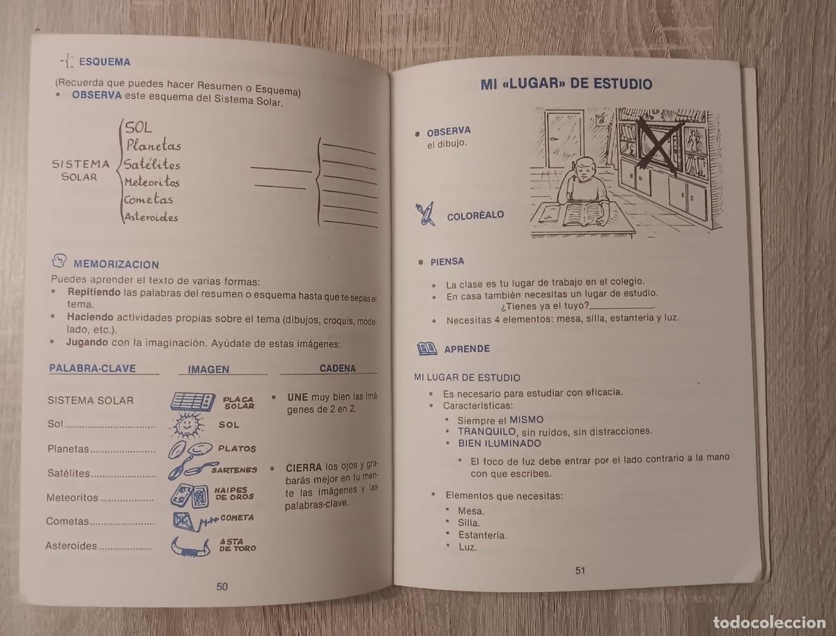 Libros de segunda mano: LIBRO DE TEXTO EGB APRENDO A ESTUDIAR 5 AYUDA EN EL ESTUDIO PASCAL 1983 - Foto 6