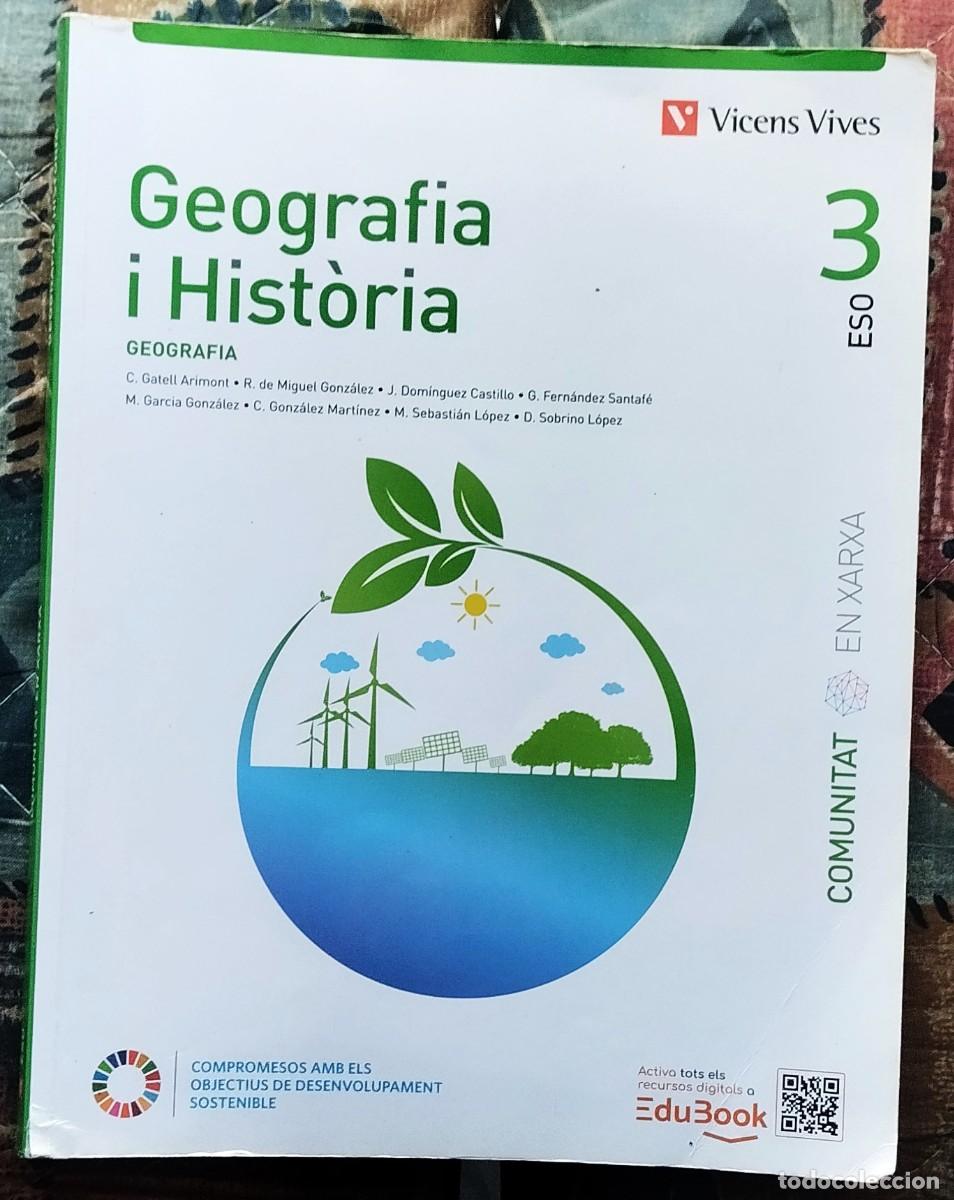 Libros de segunda mano: LIBRO DE TEXTO. GEOGRAFIA I HIST&Ograve;RIA. LIBRO EN LENGUA CATALANA