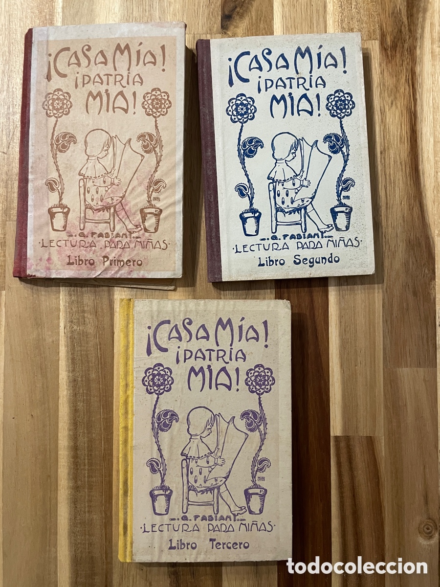 Second hand books: Casa m&iacute;a. Patria m&iacute;a. Tres libros. Lecturas para ni&ntilde;as.