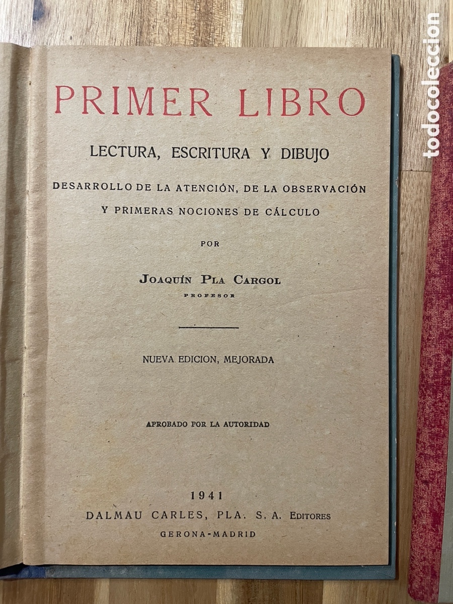 Libros de segunda mano: Dos ejemplares: Primer Libro. Ediciones de 1940 y 1941. - Foto 2