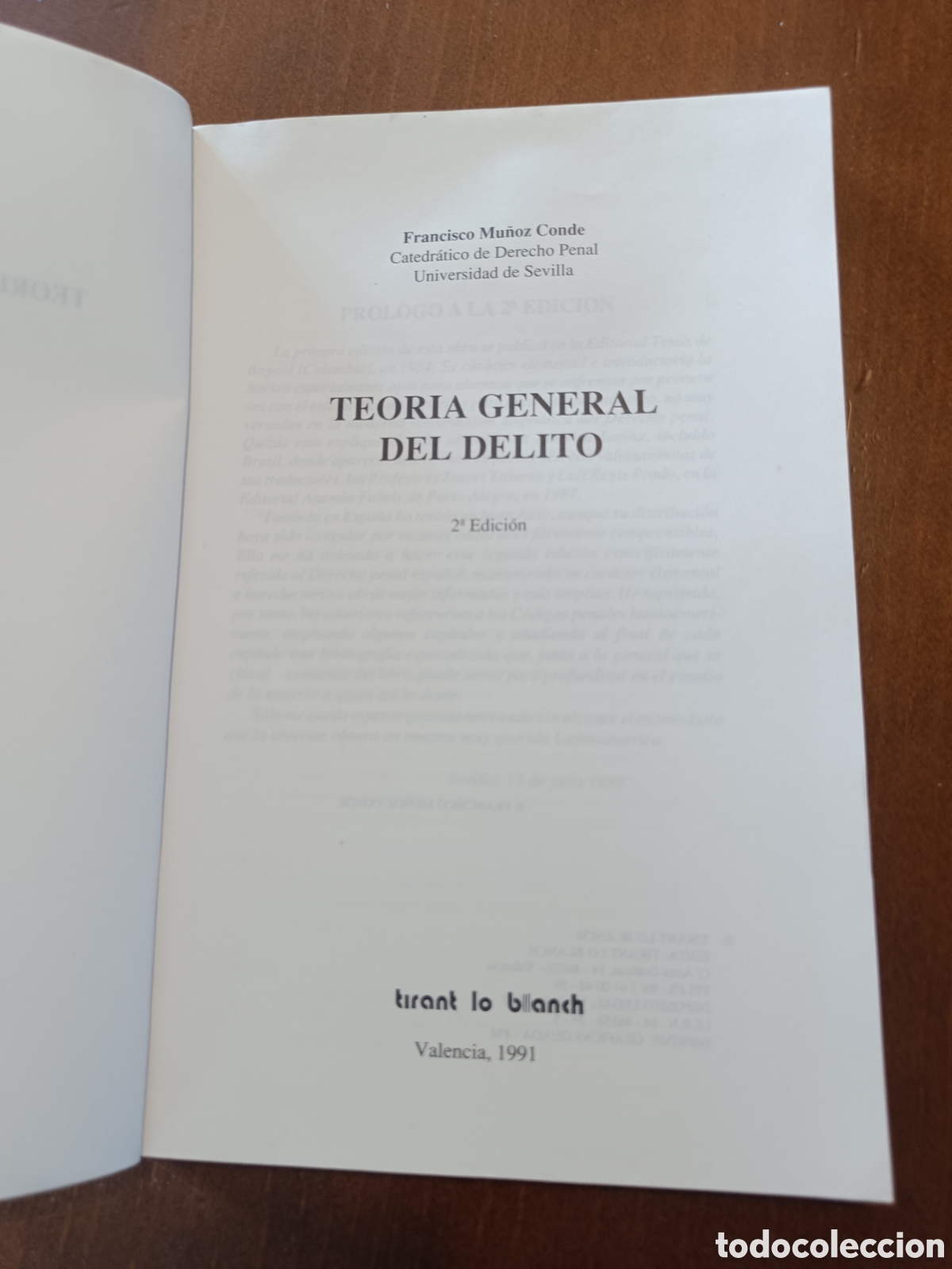 Libros de segunda mano: Teor&iacute;a general del delito - Foto 3