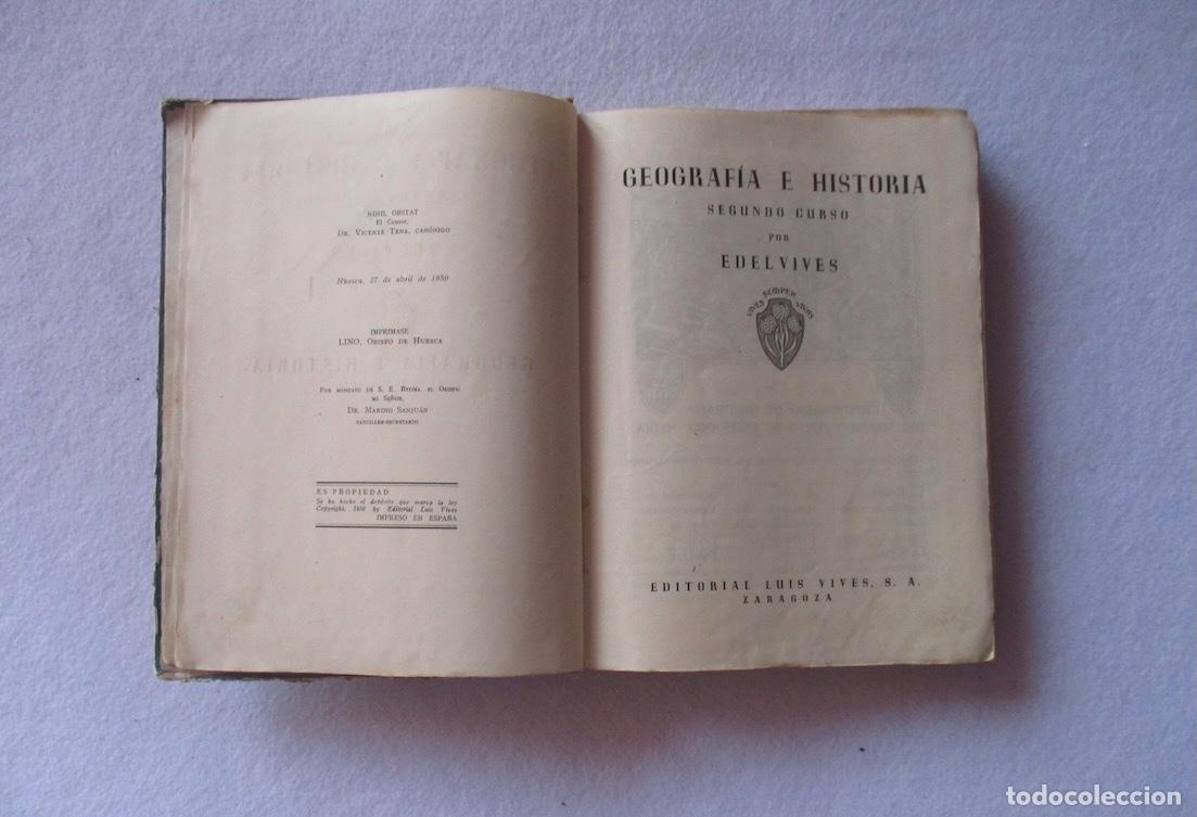 Libros de segunda mano: GEOGRAFIA E HISTORIA - SEGUNDO CURSO - Foto 2