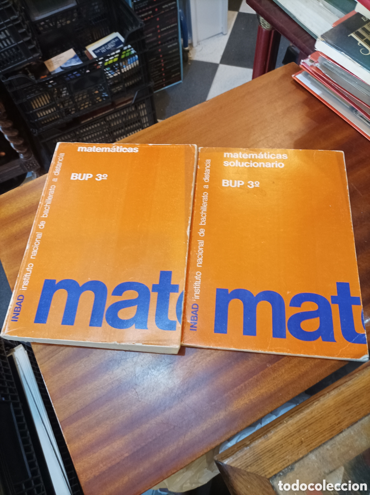 Libros de segunda mano: MATEM&Aacute;TICAS Y SOLUCIONARIO 3BUP.INBAD - Foto 1