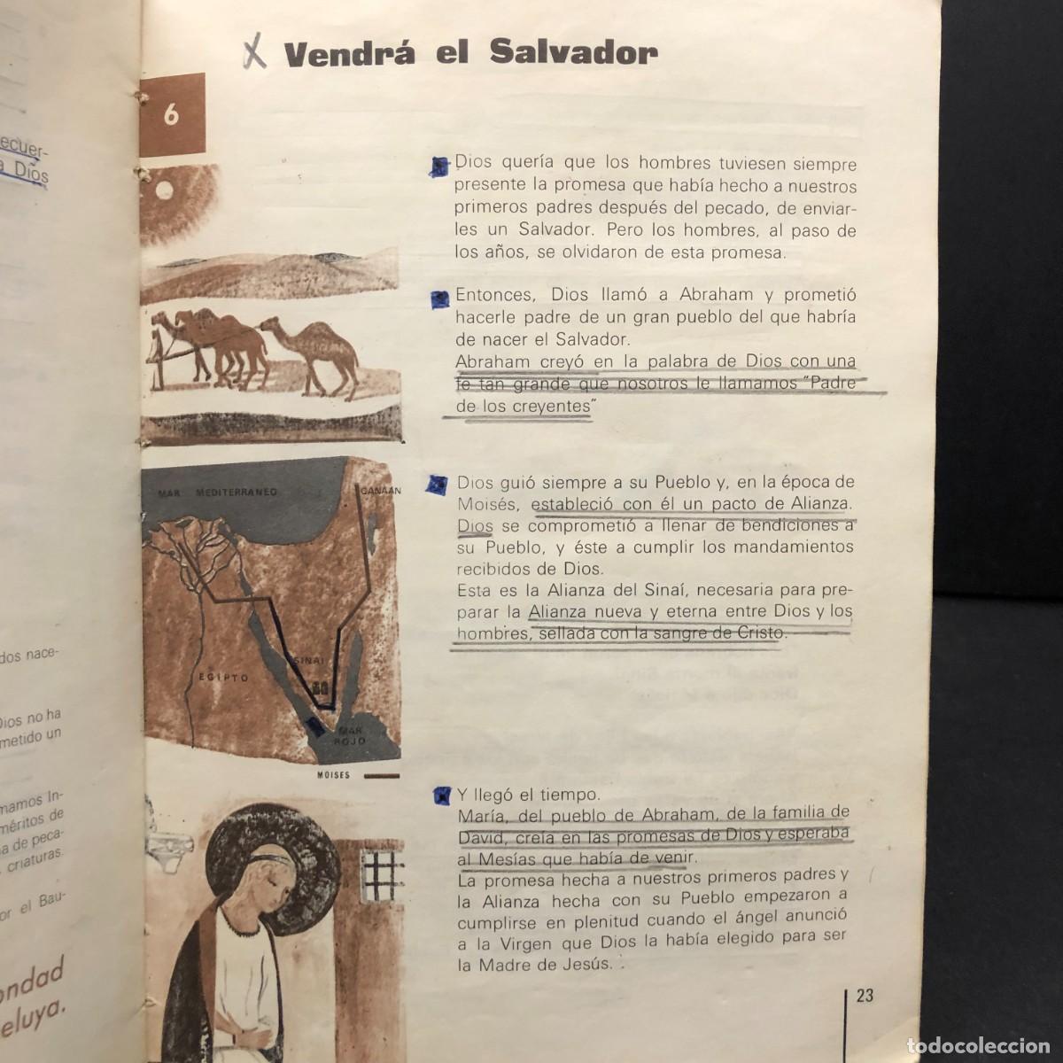 Libros de segunda mano: CATECISMO ESCOLAR - 1970 - LIBRO DE TEXTO ESCOLAR / 1813 - Foto 6
