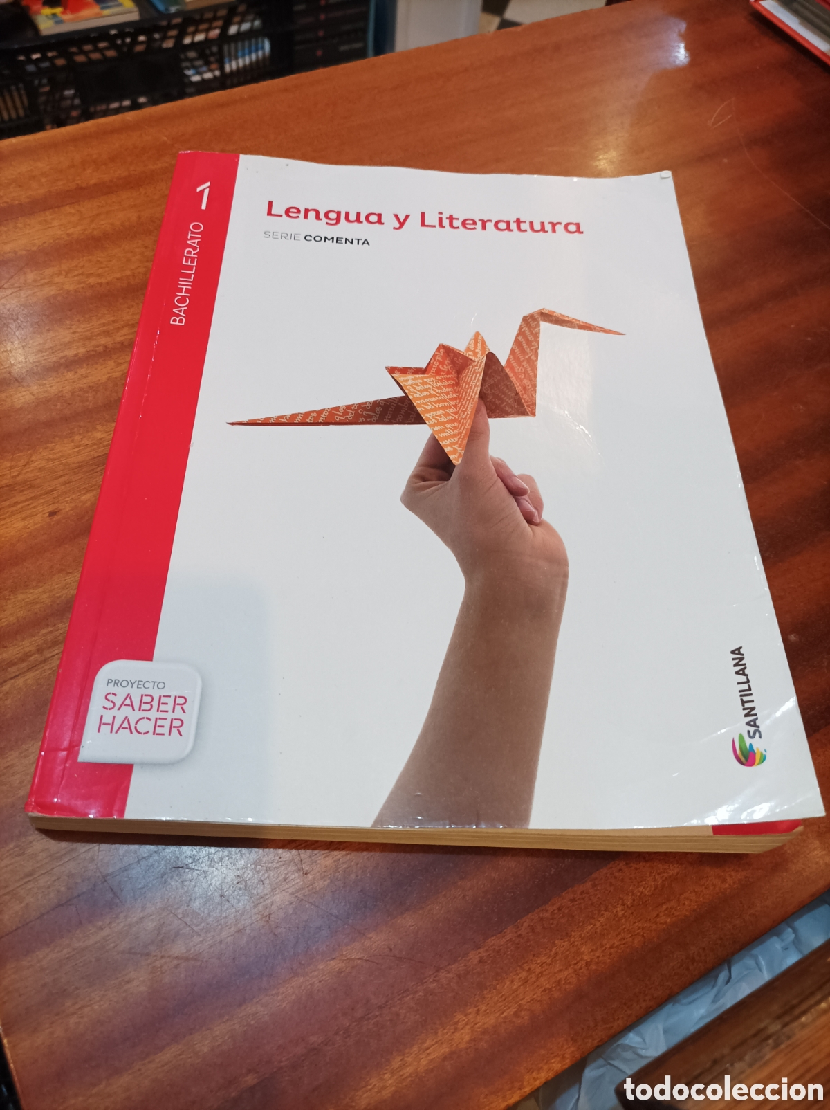 Libros de segunda mano: LENGUA Y LITERATURA 1 BACHILLERATO .SERIE COMENTA.SANTILLANA2015