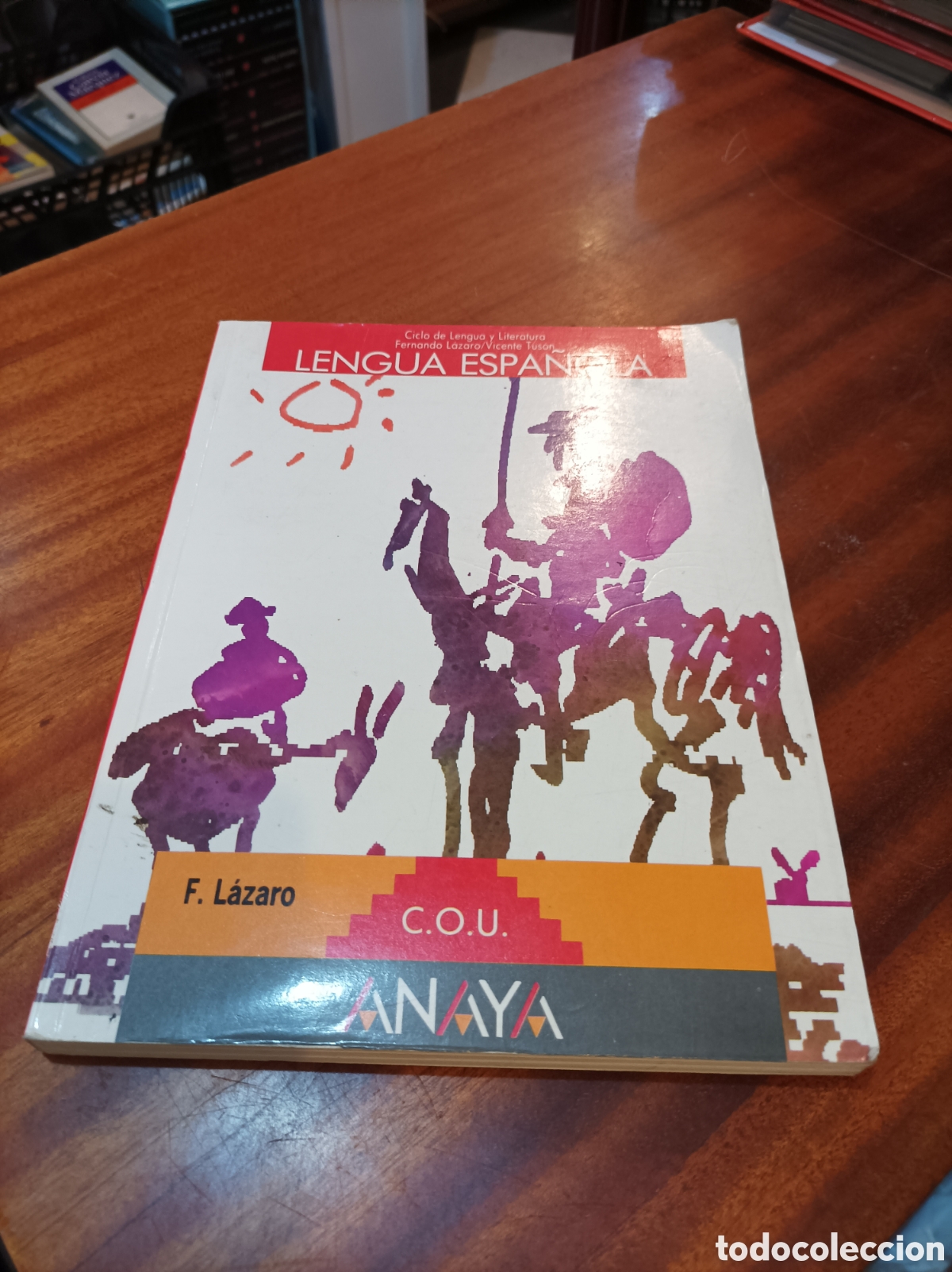 Libros de segunda mano: LENGUA ESPA&Ntilde;OLA .C.O.U.F.LAZARO.ANAYA