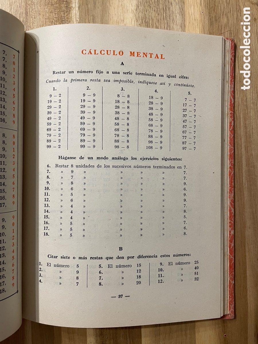 Libros de segunda mano: Aritm&eacute;tica. Primer grado. Luis Vives. 1948. - Foto 5