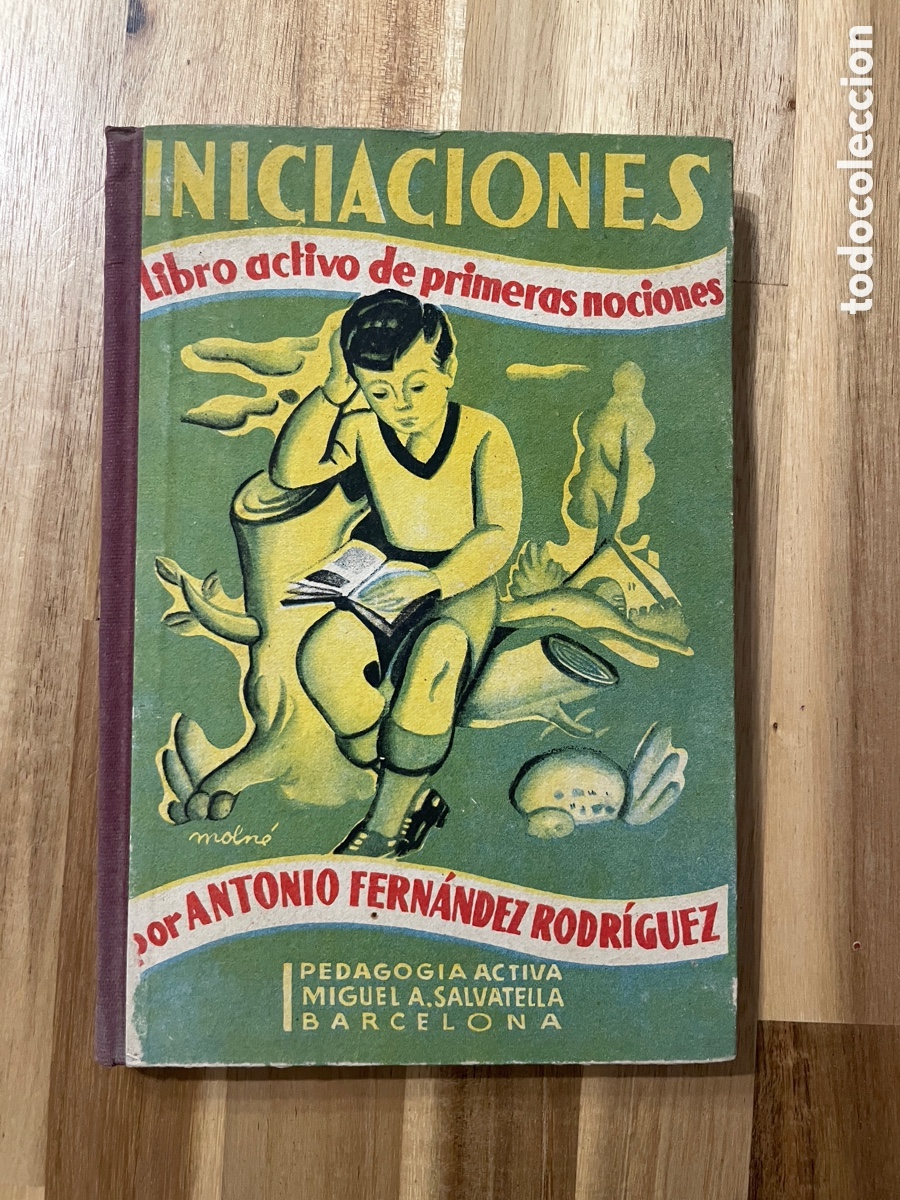 Second hand books: Iniciaciones. Libro activo de primeras nociones. Pedagog&iacute;a activa. Salvatella. 1949.