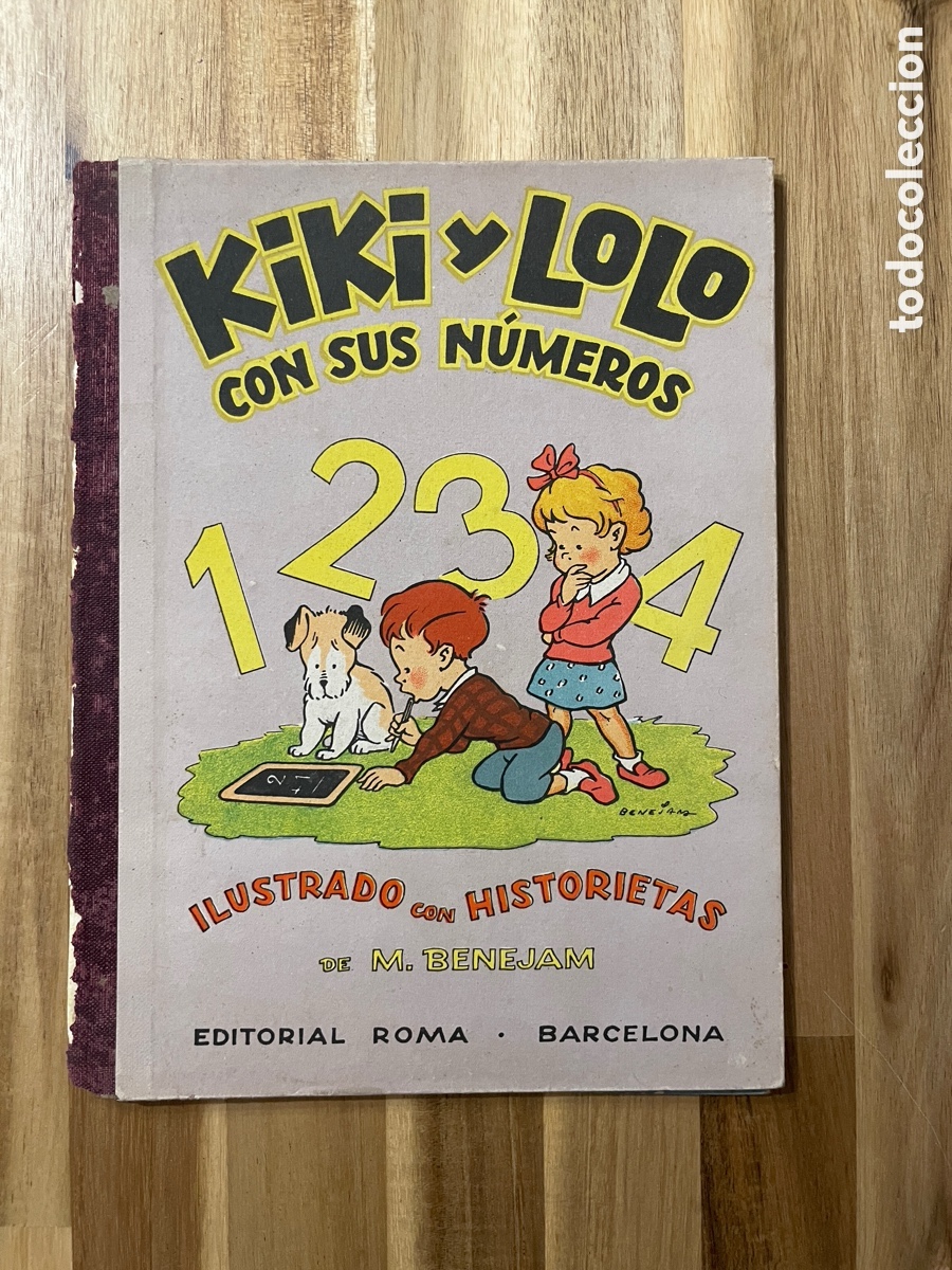 Second hand books: Kiki y Lolo con sus n&uacute;meros. Ilustrado con historietas. M. Benejam.
