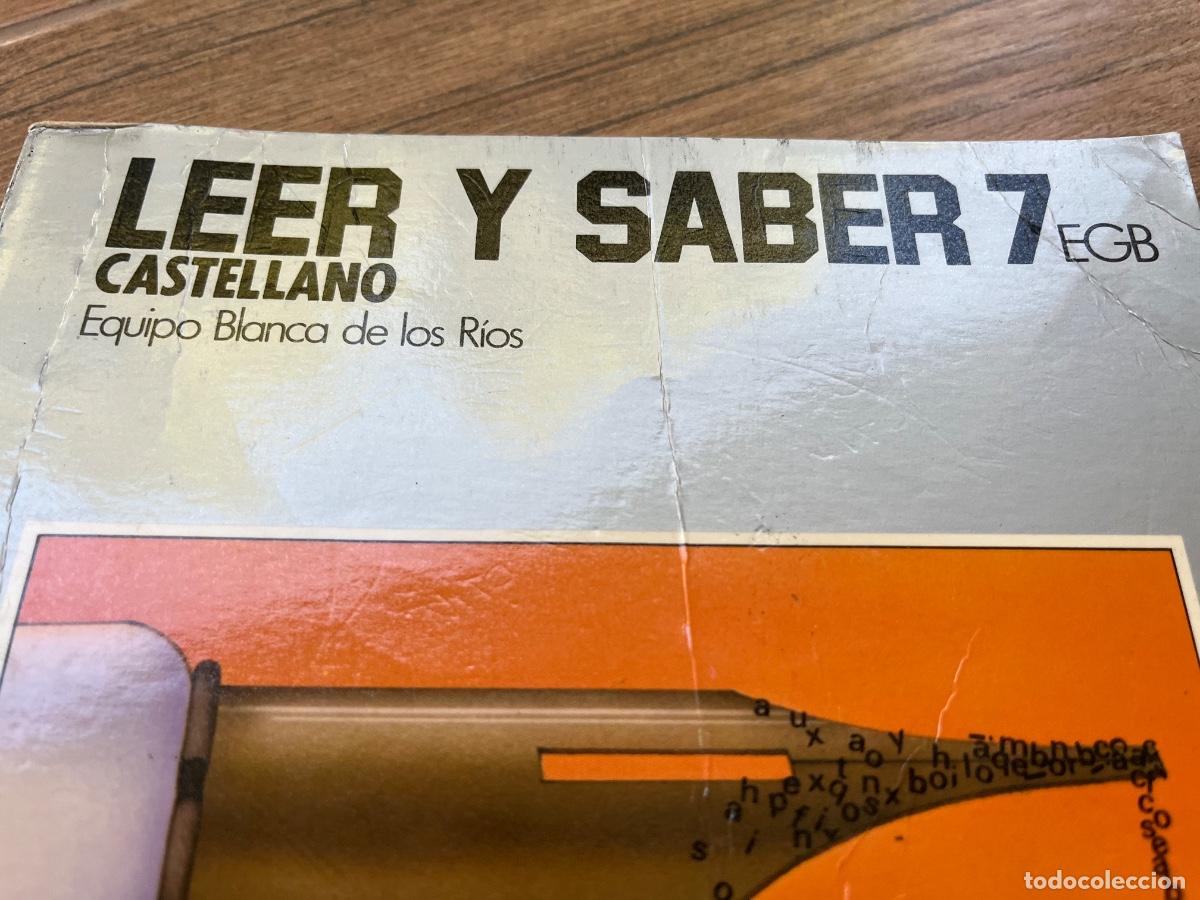 Libros de segunda mano: LIBRO DE TEXTO LEER Y SABER CASTELLANO 7&ordm; E.G.B. 7 EGB EDITORIAL SM - Foto 3