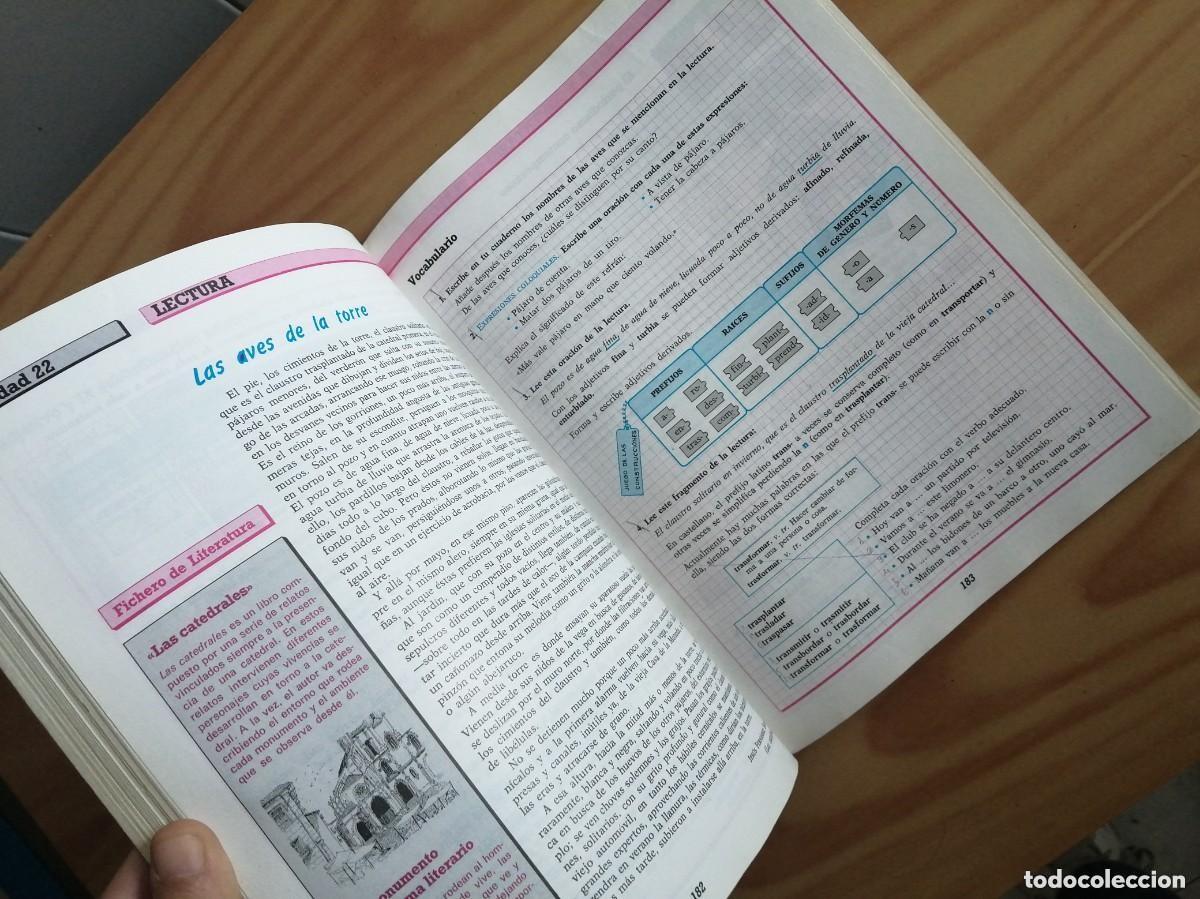 Libros de segunda mano: LIBRO DE TEXTO E. G. B. -LENGUAJE 8 - SANTILLANA - Foto 6