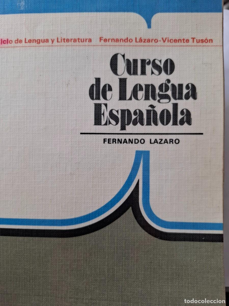 Libri di seconda mano: curso de lengua espa&ntilde;ola manual de COU Fern&aacute;ndo L&aacute;zaro Carreter