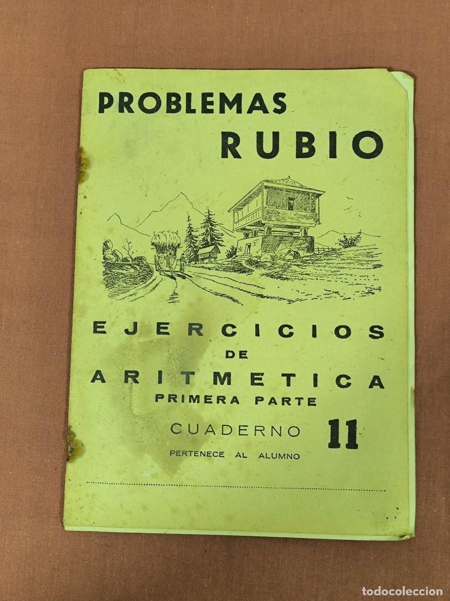 Second hand books: Cuaderno Problemas Rubio Aritm&eacute;tica 1&ordf; Parte N&ordm; 11 &ndash; Vintage Escolar