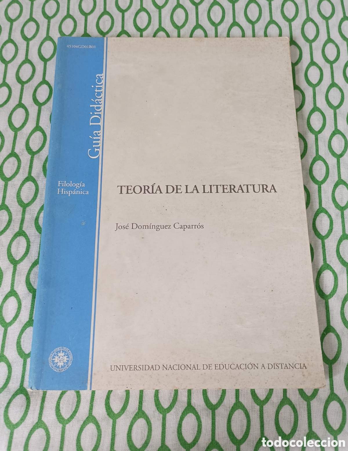Libros de segunda mano: TEOR&Iacute;A DE LA LITERATURA (J. Dom&iacute;nguez Caparr&oacute;s) Gu&iacute;a did&aacute;ctica - Fil. Hisp&aacute;nica (UNED) 1&ordf; edici&oacute;n