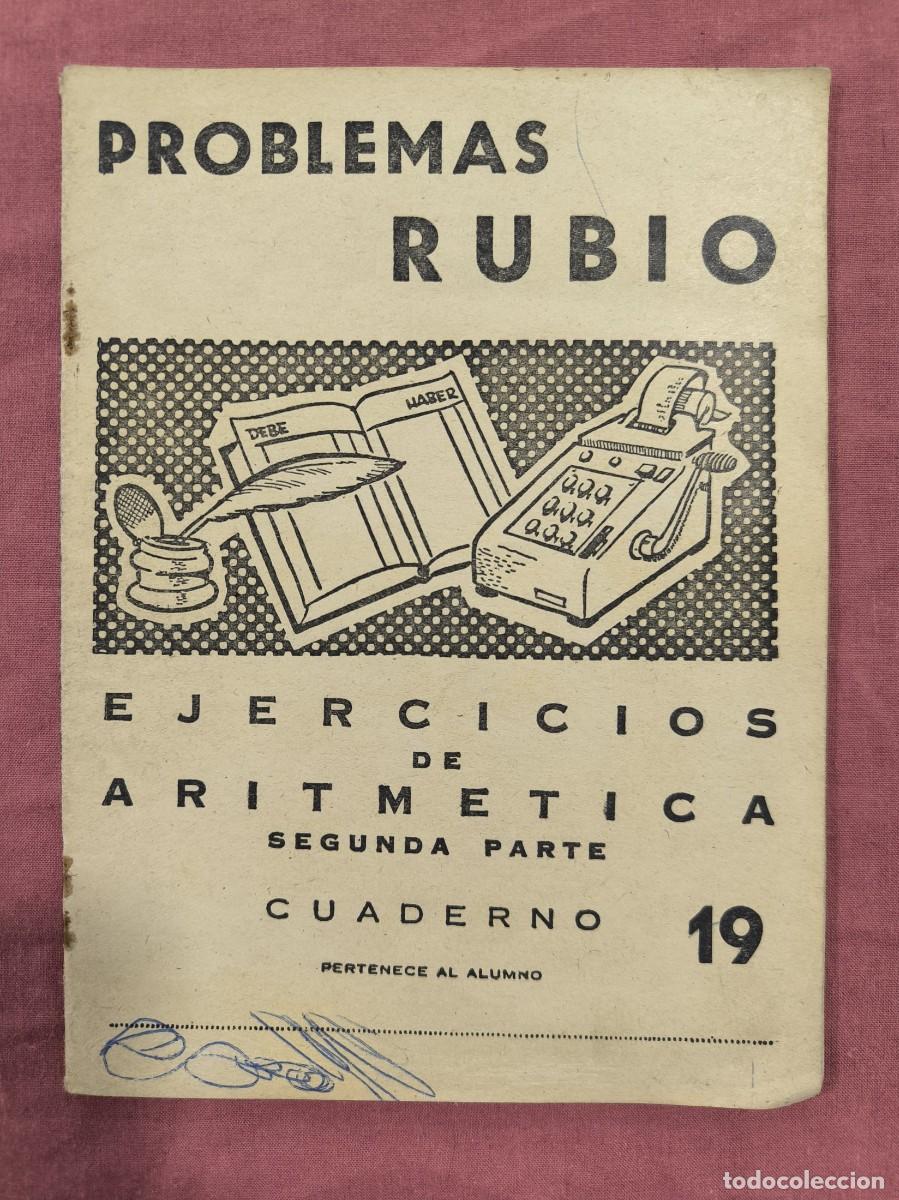 Libri di seconda mano: Cuaderno Problemas Rubio Aritm&eacute;tica 2&ordf; Parte N&ordm; 19 &ndash; Vintage Escolar
