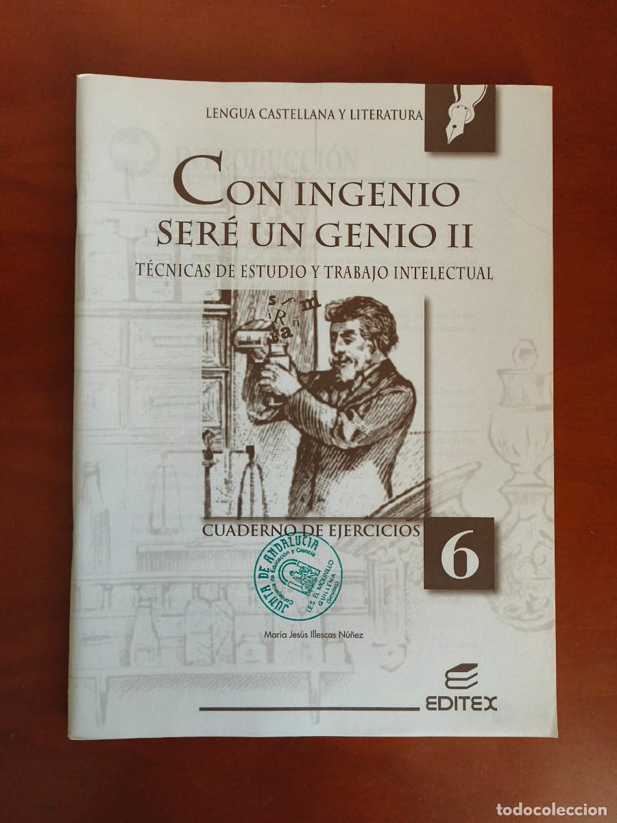Libros de segunda mano: L145 LENGUA CASTELLANA Y LITERATURA-CUADERNO DE EJERCICIOS 6-CON INGENIO SERE UN GENIO II