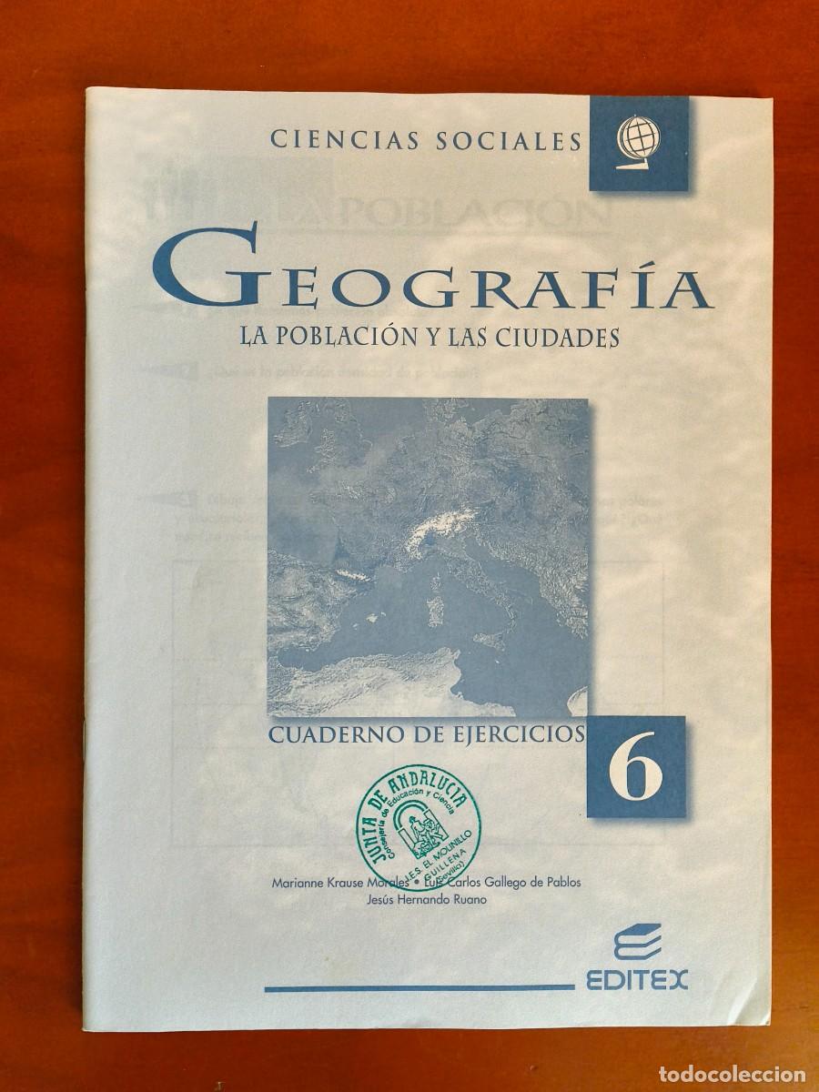 Libros de segunda mano: L131 CIENCIAS SOCIALES-GEOGRAFIA-CUADERNOS DE EJERCICIOS 6-LA POBLACION Y LAS CIUDADES