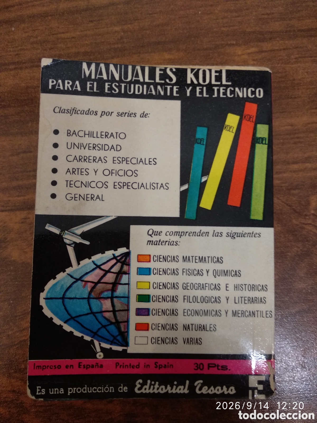 Libros de segunda mano: Prontuario de ciencias naturales 22 - Foto 4